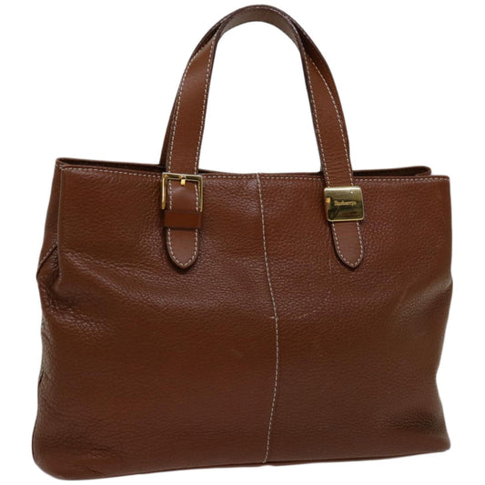 Burberry BURBERRYSs Auth Leather Brown Handbag Style 3