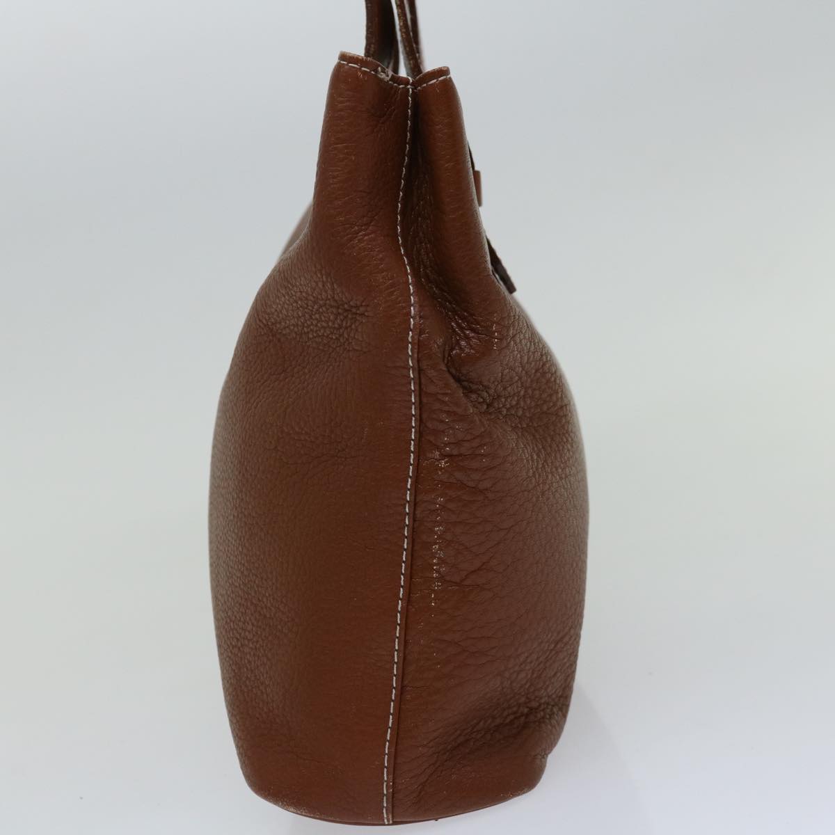 Burberry BURBERRYSs Auth Leather Brown Handbag Style 3