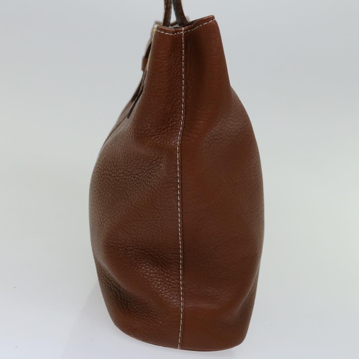 Burberry BURBERRYSs Auth Leather Brown Handbag Style 3