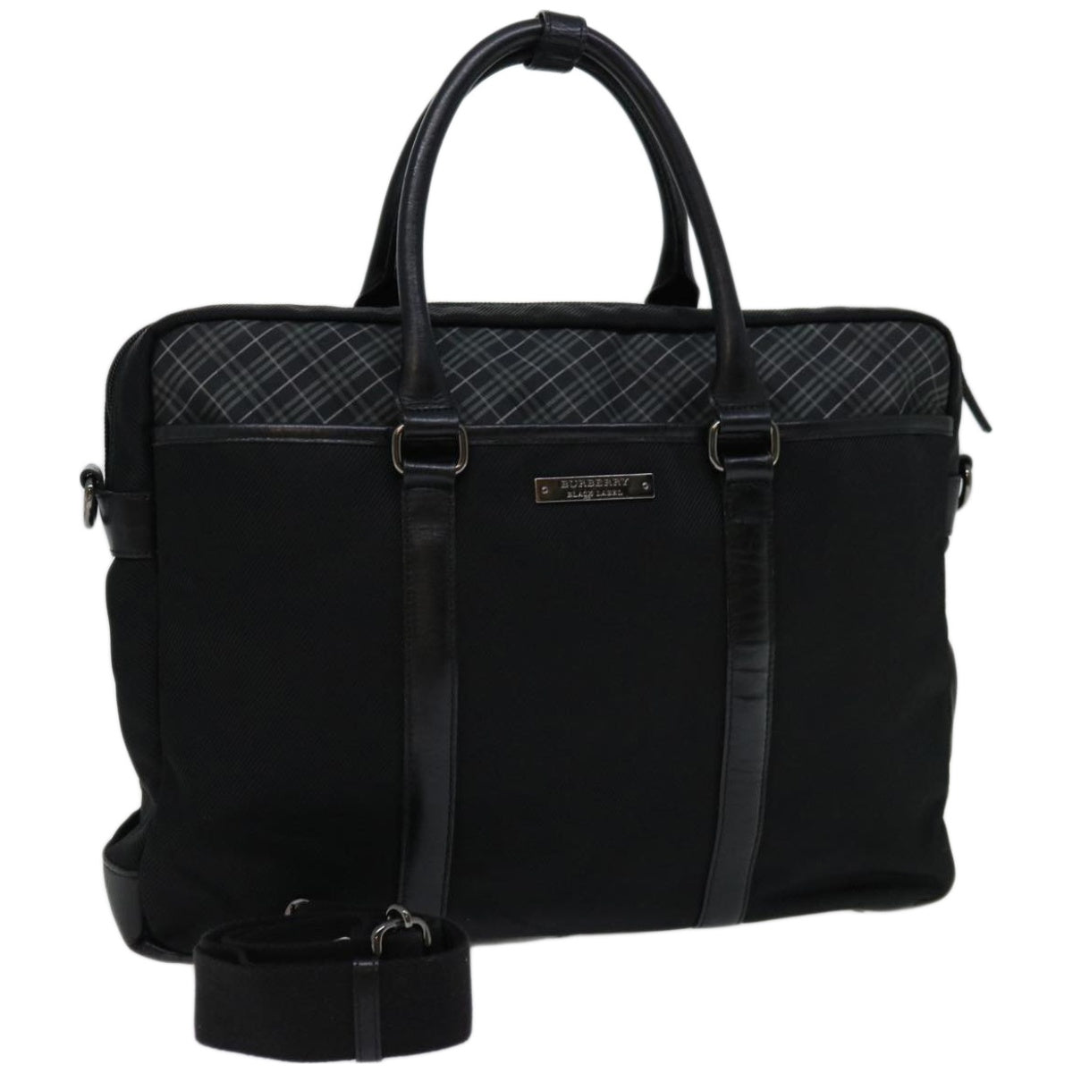 Burberry Nova label Nylon Black Handbag