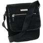 Luxury Burberry Shoulder Bag Nylon Black Auth bs12201