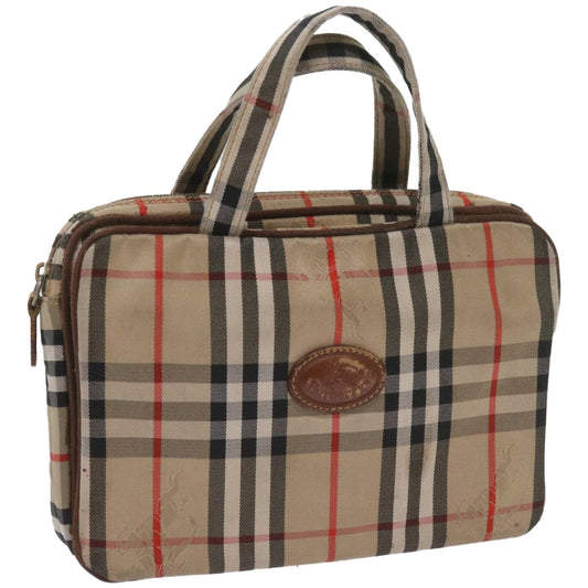 Burberry BURBERRYSs Nova Canvas Beige Handbag Style 4