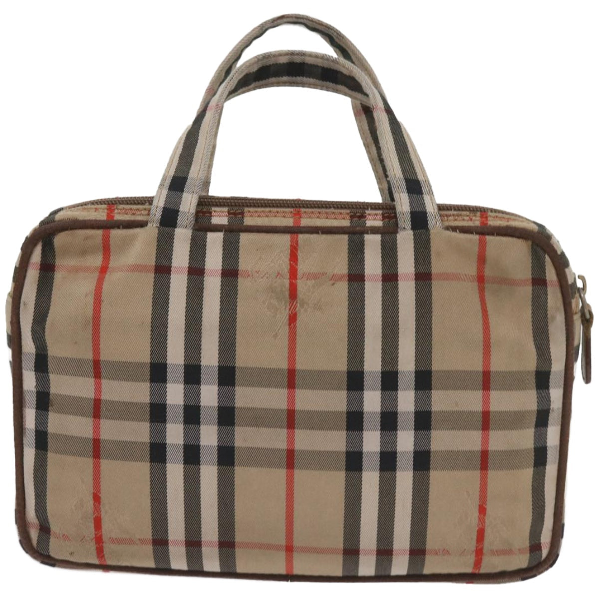 Burberry BURBERRYSs Nova Canvas Beige Handbag Style 4
