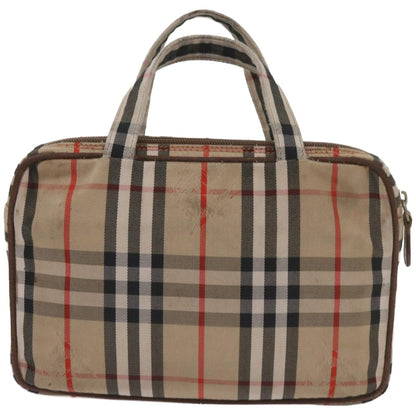 Burberry BURBERRYSs Nova Canvas Beige Handbag Style 4