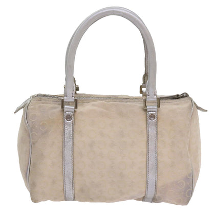 Luxury CELINE Macadam Canvas Hand Bag Clutch Bag PVC 4Set Brown Beige 12454