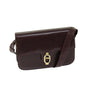 Luxury CELINE Shoulder Bag Leather Red 12455