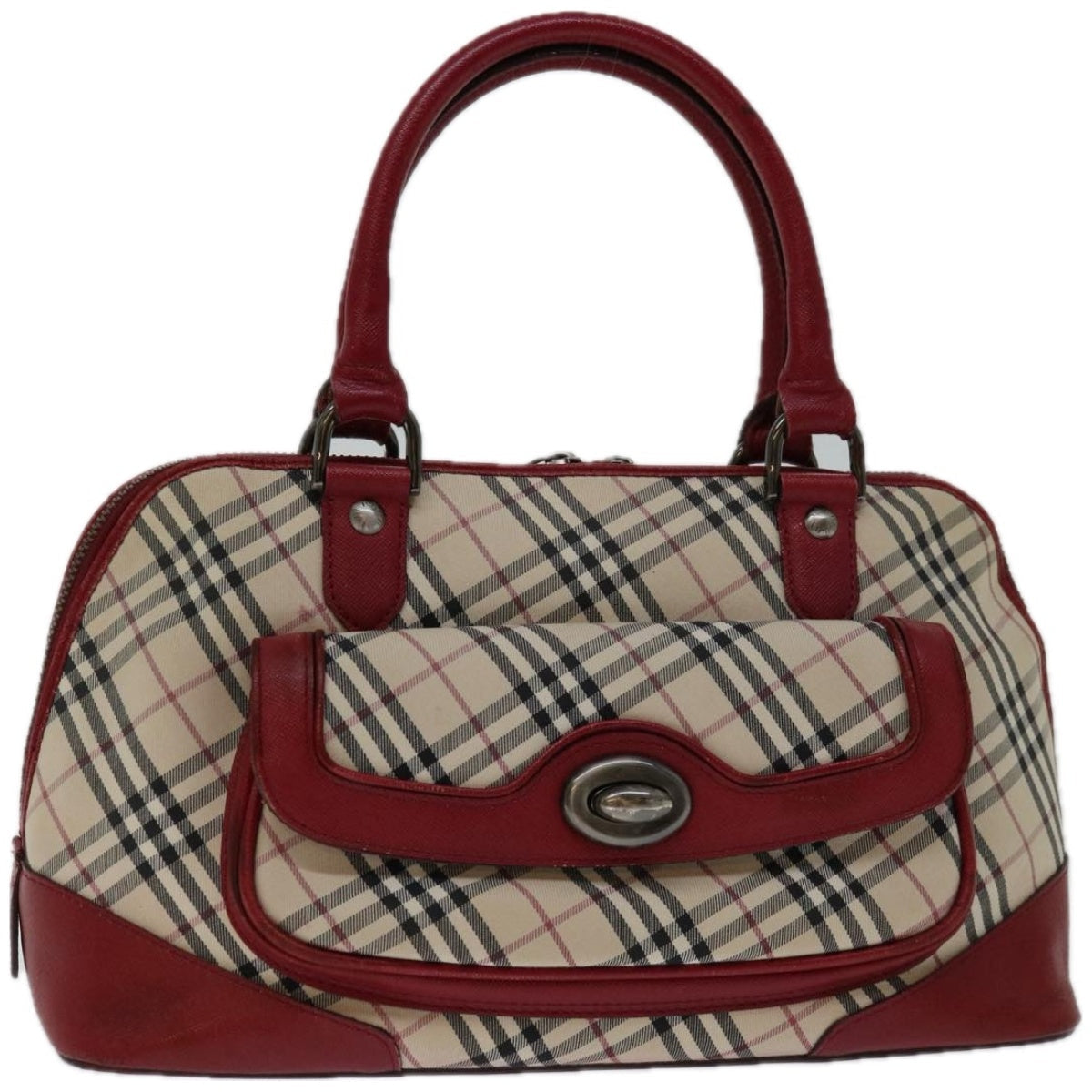 Burberry Nova Auth Canvas Beige Handbag Style 24