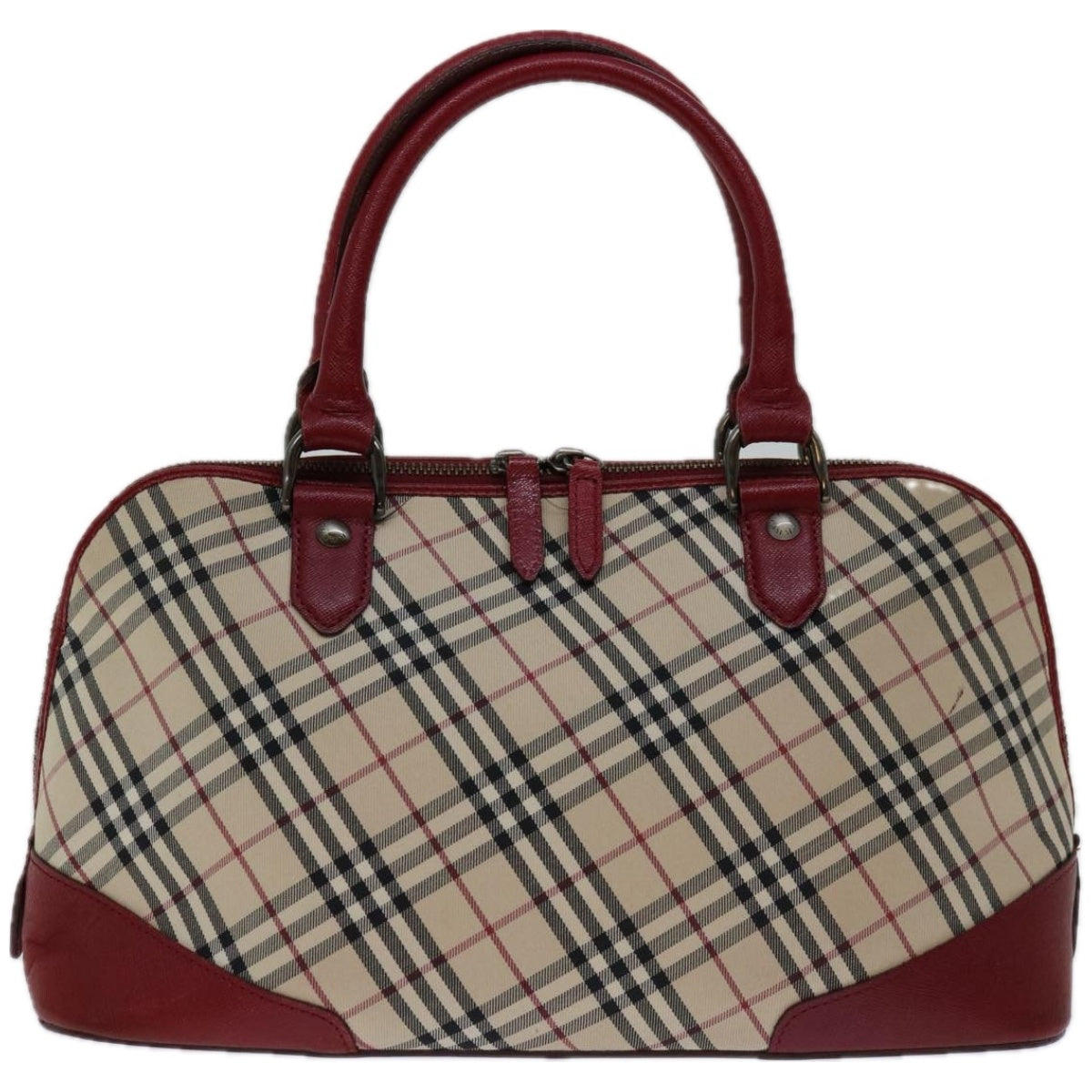 Burberry Nova Auth Canvas Beige Handbag Style 24
