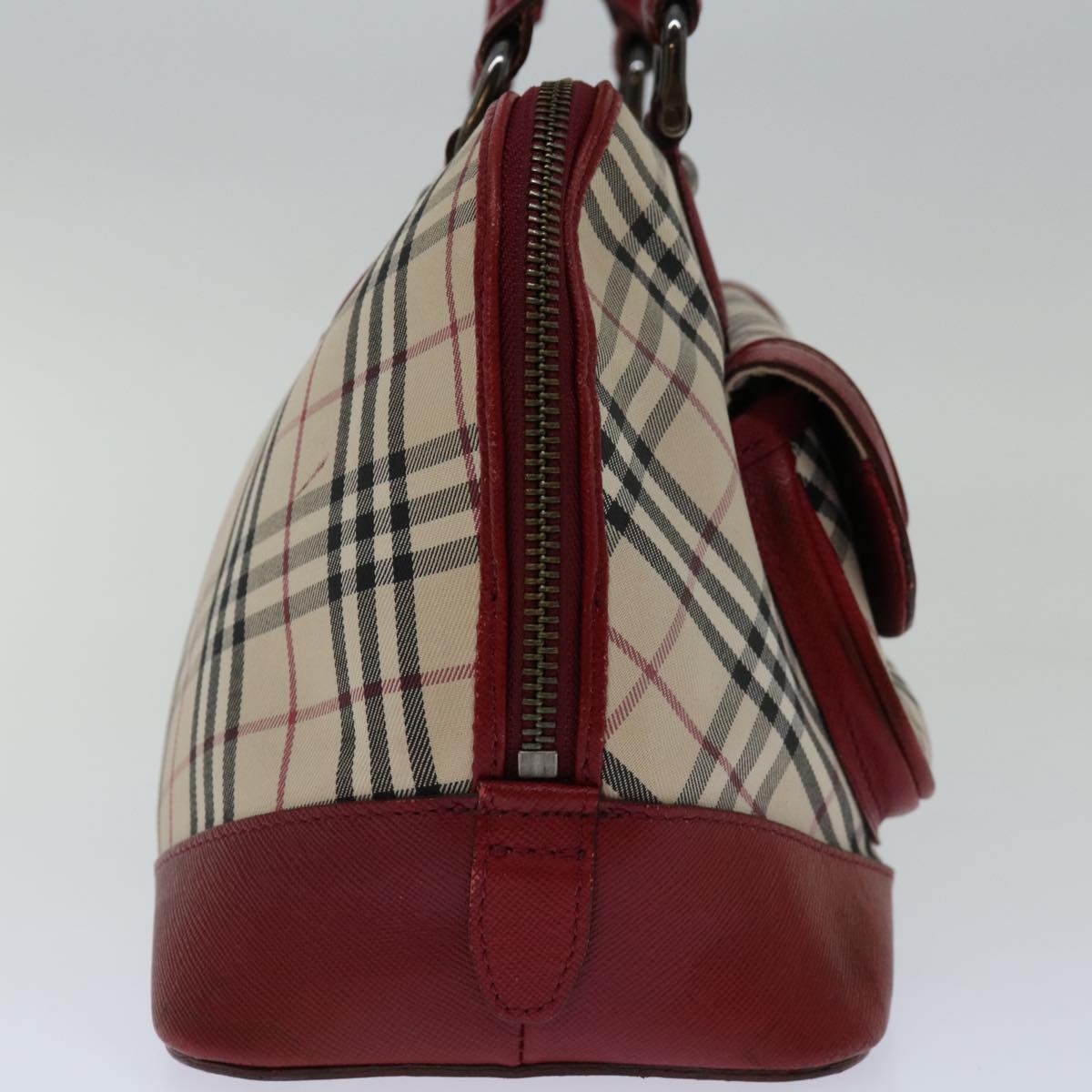 Burberry Nova Auth Canvas Beige Handbag Style 24