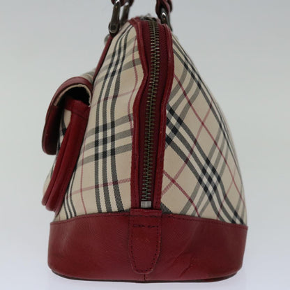 Burberry Nova Auth Canvas Beige Handbag Style 24
