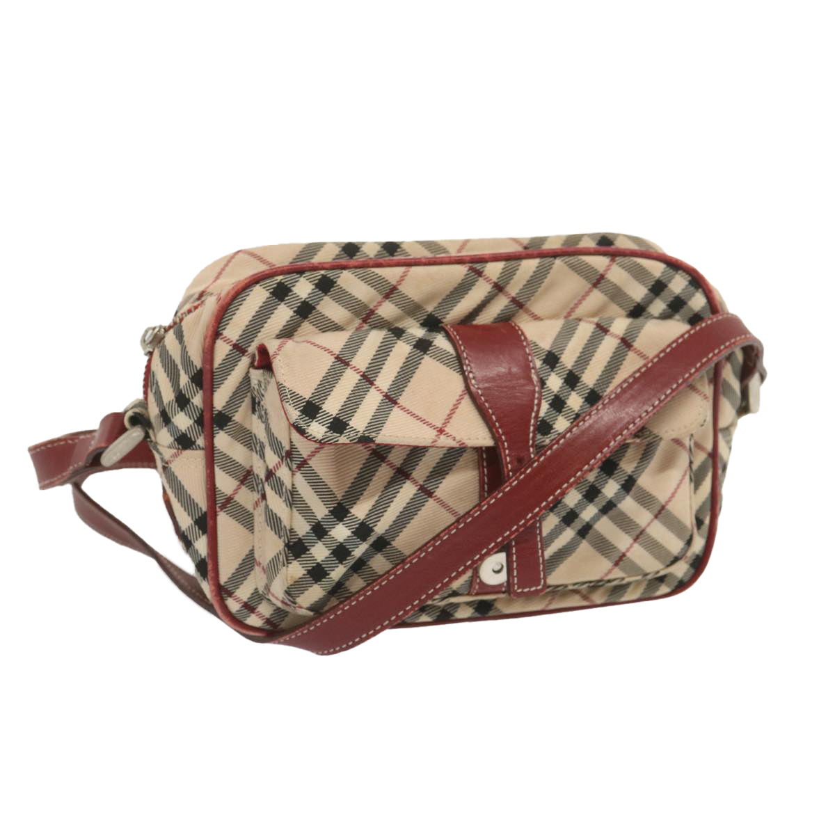 Burberry Nova Label Nylon Beige Shoulder Bag Style 2