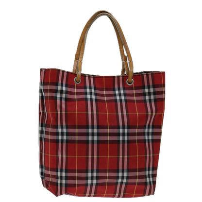 Burberry Nova Auth Nylon Red Handbag Style 2