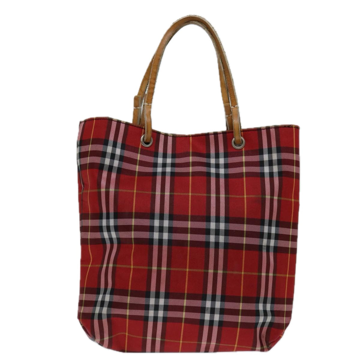 Burberry Nova Auth Nylon Red Handbag Style 2