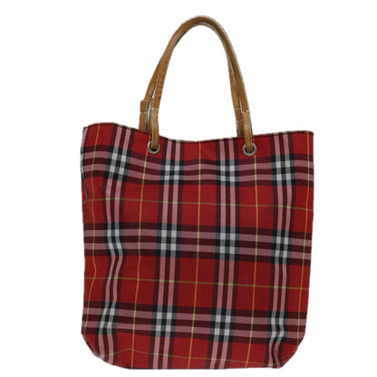 Burberry Nova Auth Nylon Red Handbag Style 2