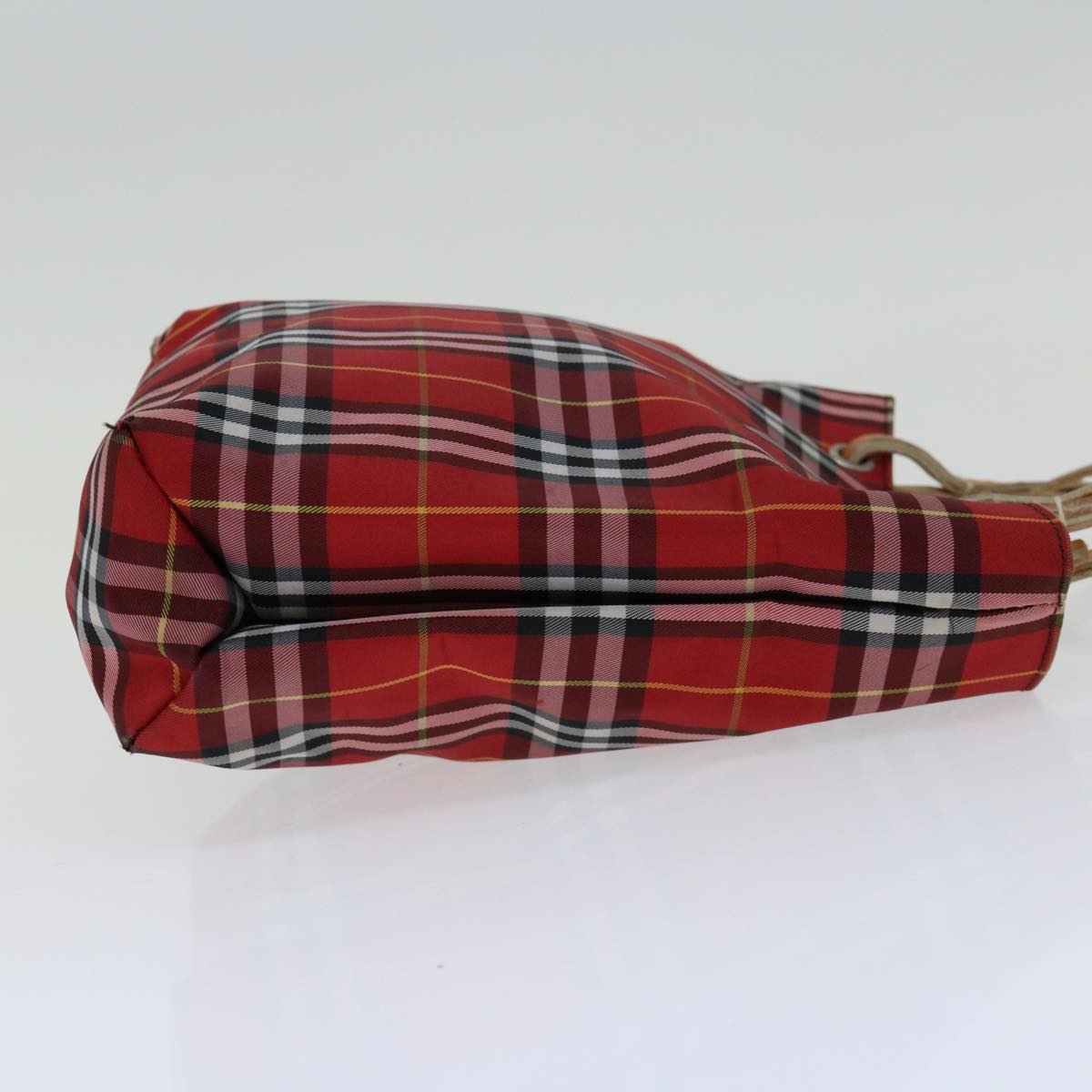 Burberry Nova Auth Nylon Red Handbag Style 2