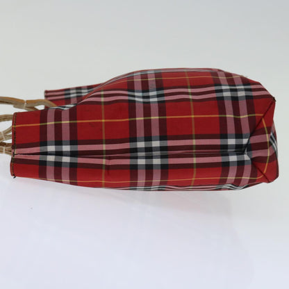 Burberry Nova Auth Nylon Red Handbag Style 2