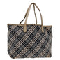 Burberry Nova Label Canvas Beige Tote Bag Style 5