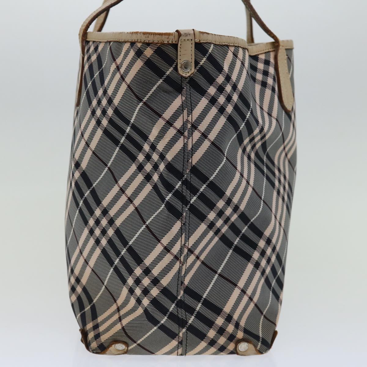 Burberry Nova Label Canvas Beige Tote Bag Style 5