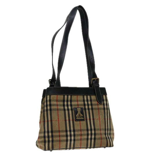 Burberry BURBERRYSs Nova Canvas Black Shoulder Bag