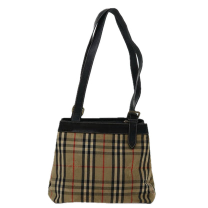 Burberry BURBERRYSs Nova Canvas Black Shoulder Bag