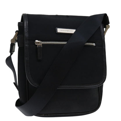 Burberry Auth Nylon Black Shoulder Bag Style 2