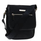 Luxury Burberry Shoulder Bag Nylon Black Auth bs12802