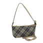 Burberry Nova Label Canvas Blue Shoulder Bag