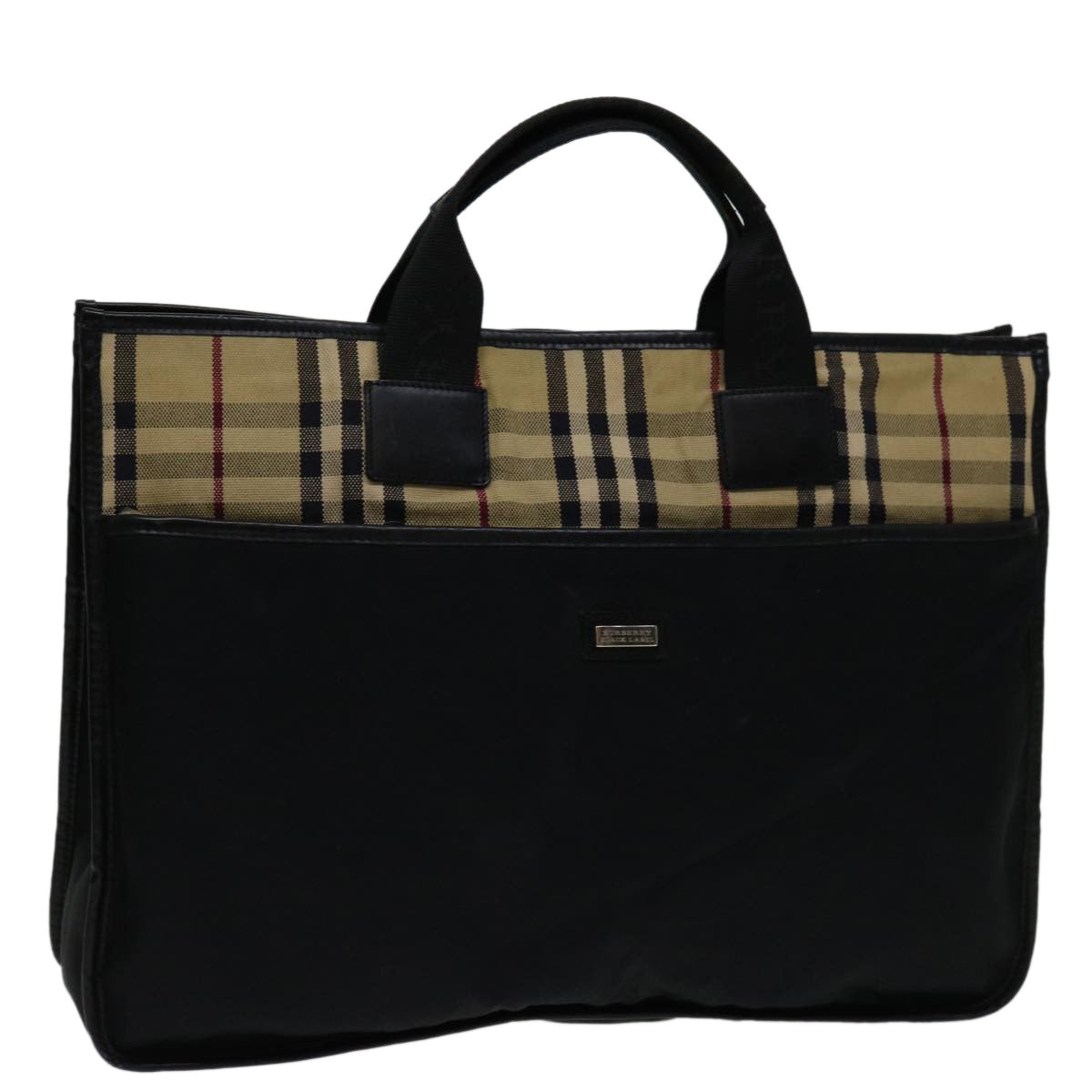Burberry Nova Auth Nylon Beige Handbag Style 6