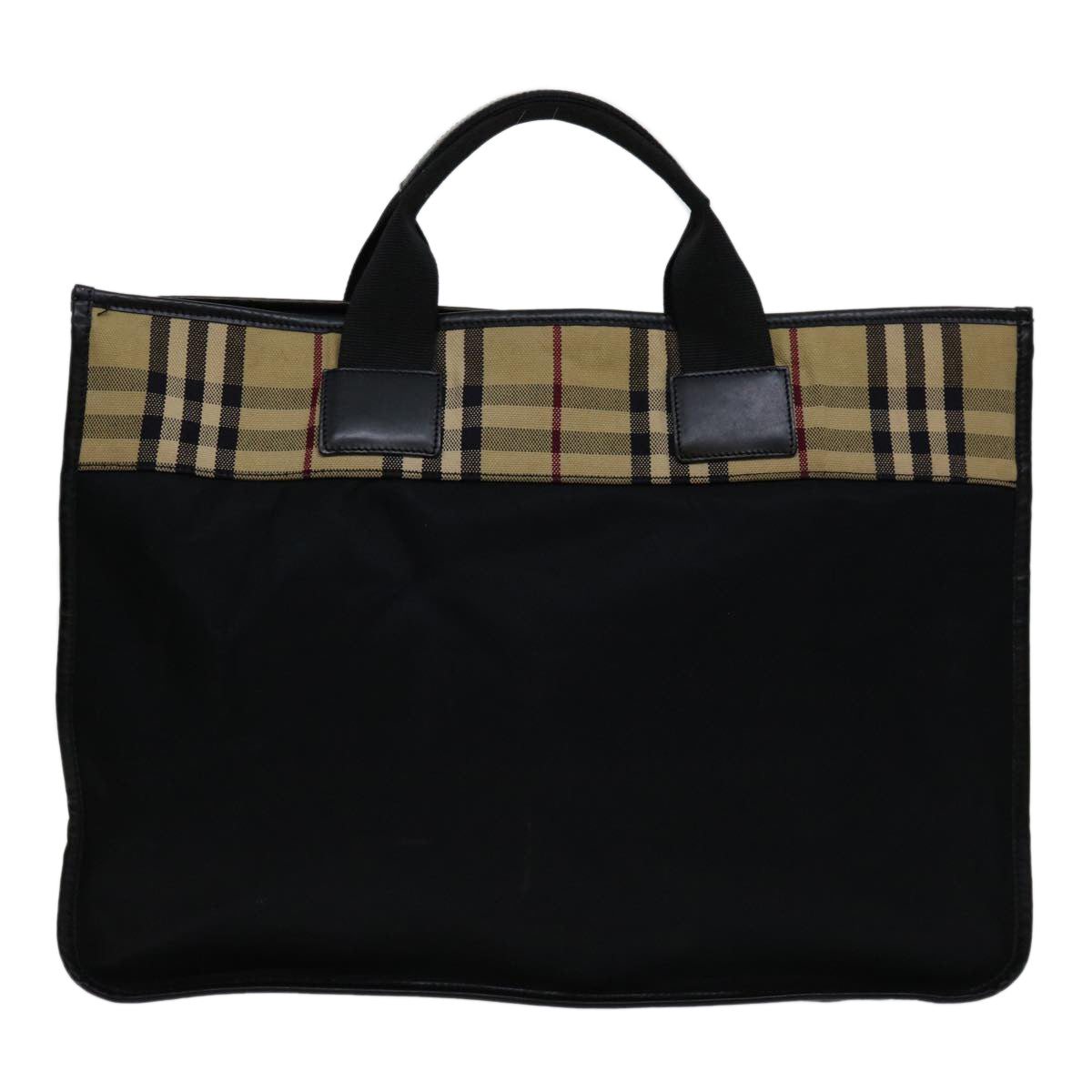 Burberry Nova Auth Nylon Beige Handbag Style 6