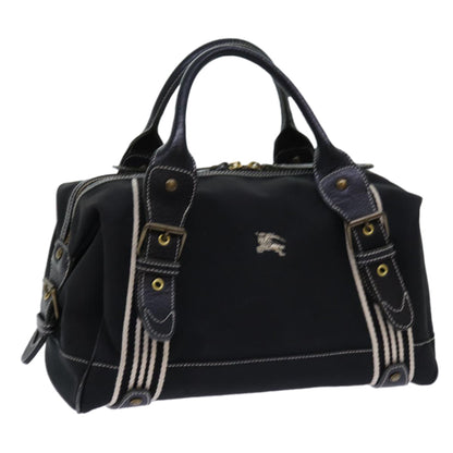 Burberry Auth Canvas Black Handbag
