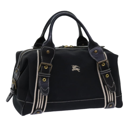 Burberry Auth Canvas Black Handbag