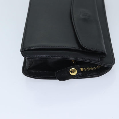 Luxury CELINE Clutch Bag Leather Black 13276
