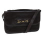 Luxury CELINE Shoulder Bag Leather Brown 13408