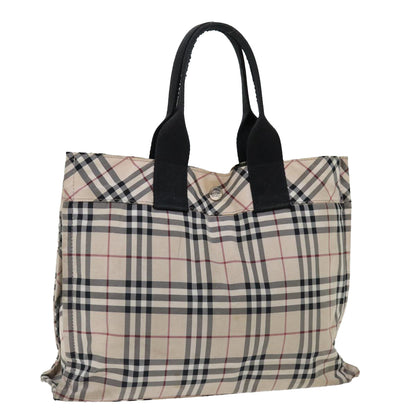 Burberry Nova Label Nylon Beige Handbag Style 3