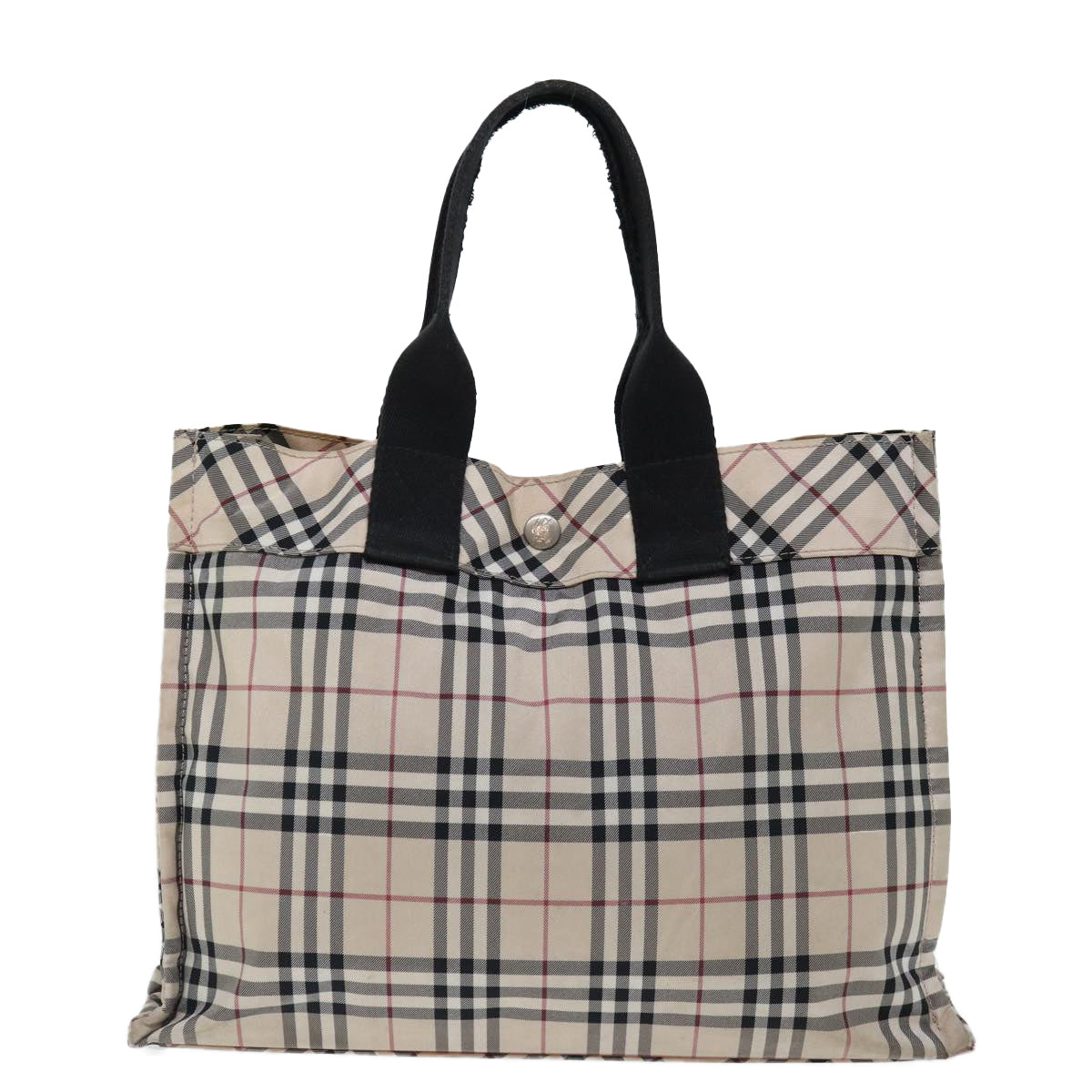 Burberry Nova Label Nylon Beige Handbag Style 3