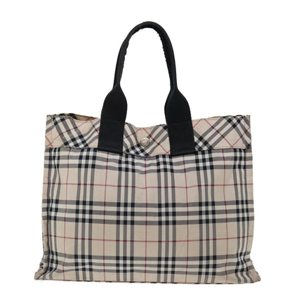 Burberry Nova Label Nylon Beige Handbag Style 3