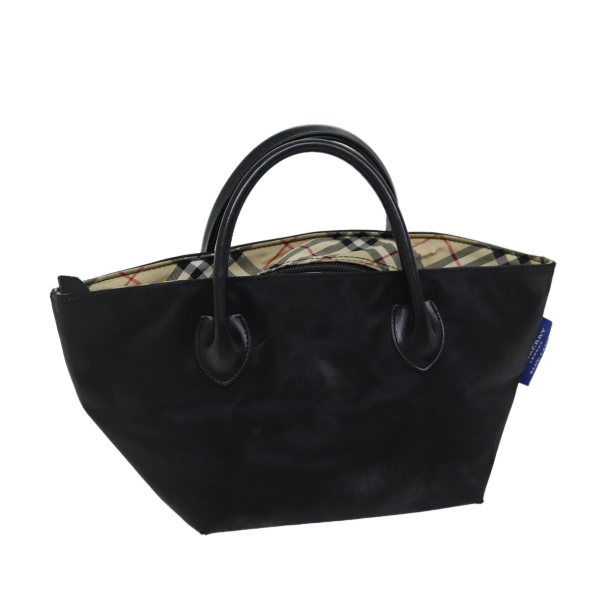 Burberry Nova Label Nylon Black Handbag Style 6