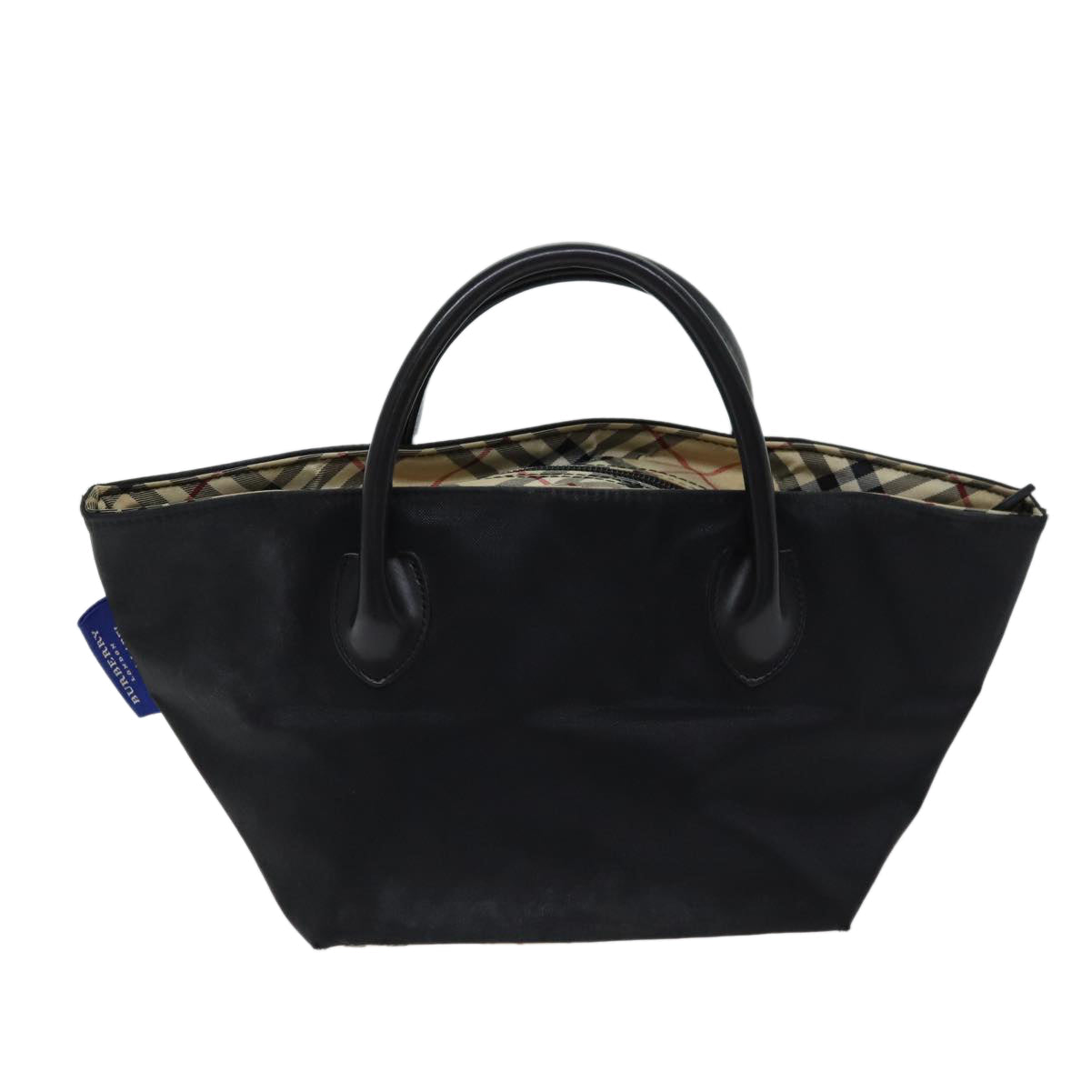 Burberry Nova Label Nylon Black Handbag Style 6