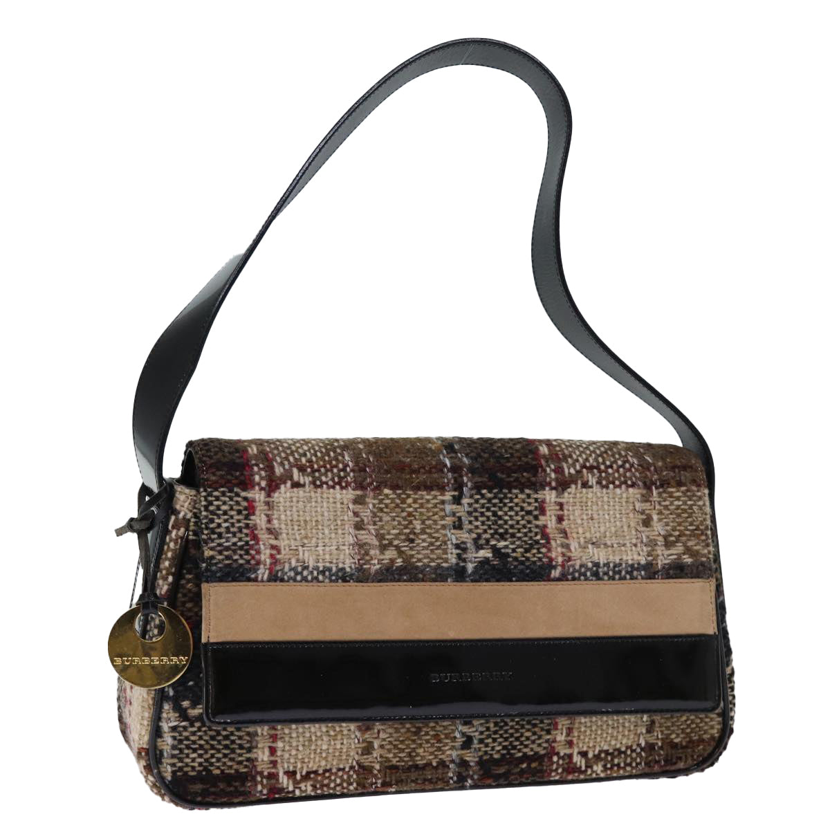 Burberry Nova Auth Check Beige Shoulder Bag