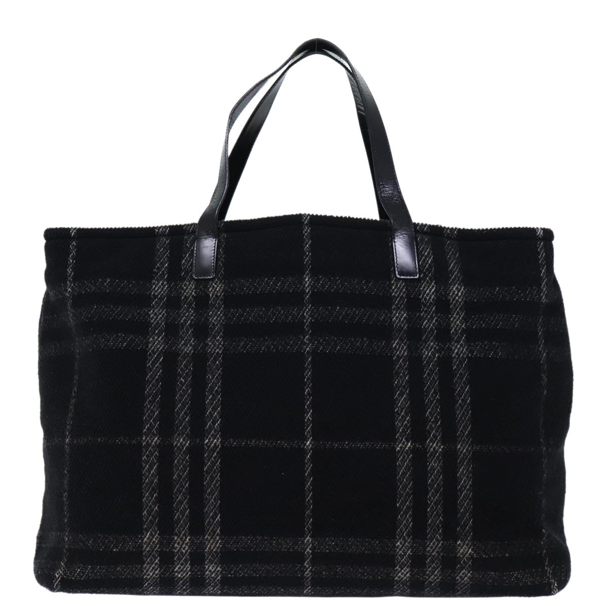 Burberry Nova Auth Check Black Handbag