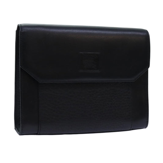 Burberry BURBERRYSs Auth Leather Black Shoulder Bag