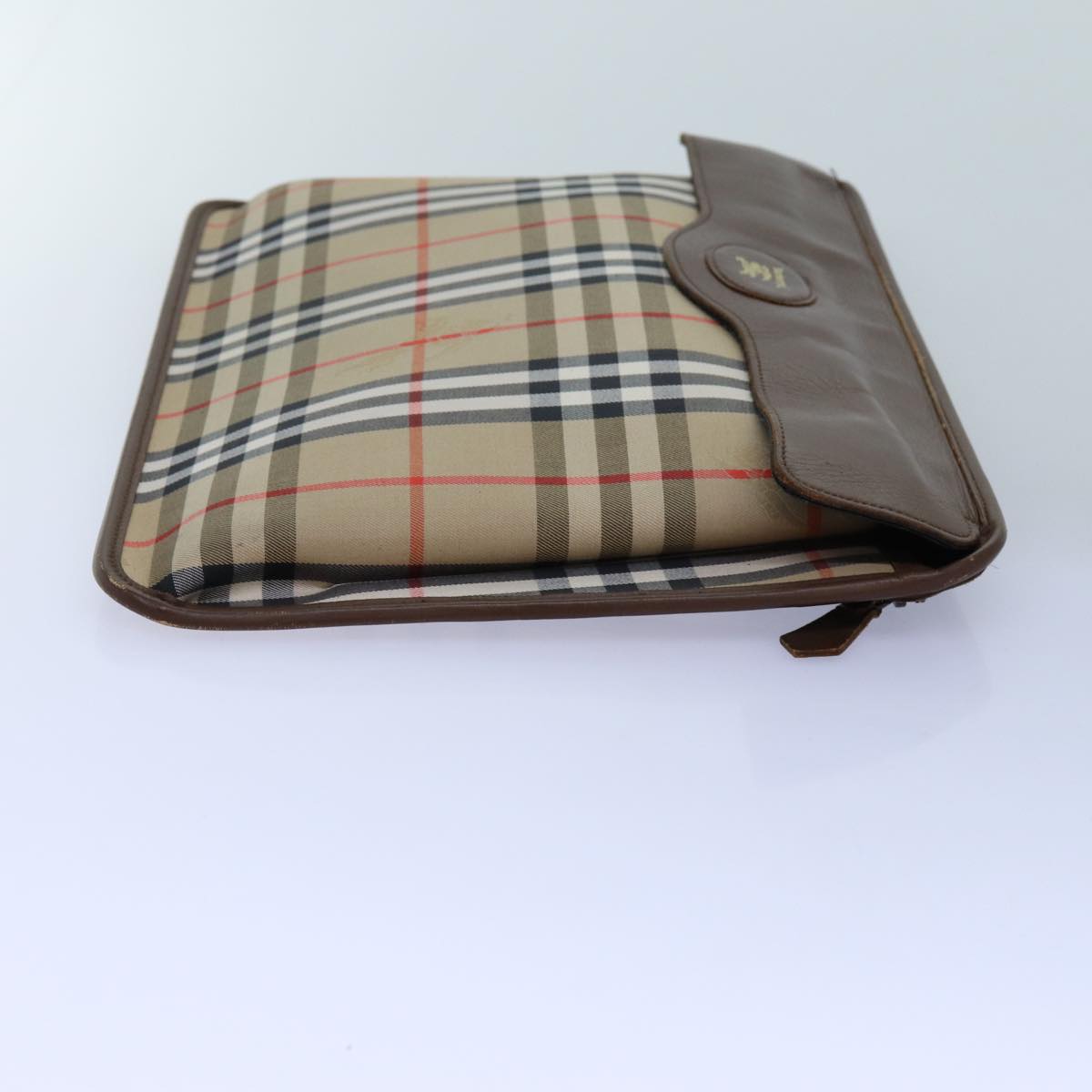 Burberry BURBERRYSs Nova Canvas Beige Clutch Bag Style 6