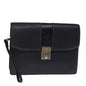 Burberry BURBERRYSs Auth Leather Black Clutch Bag Style 3