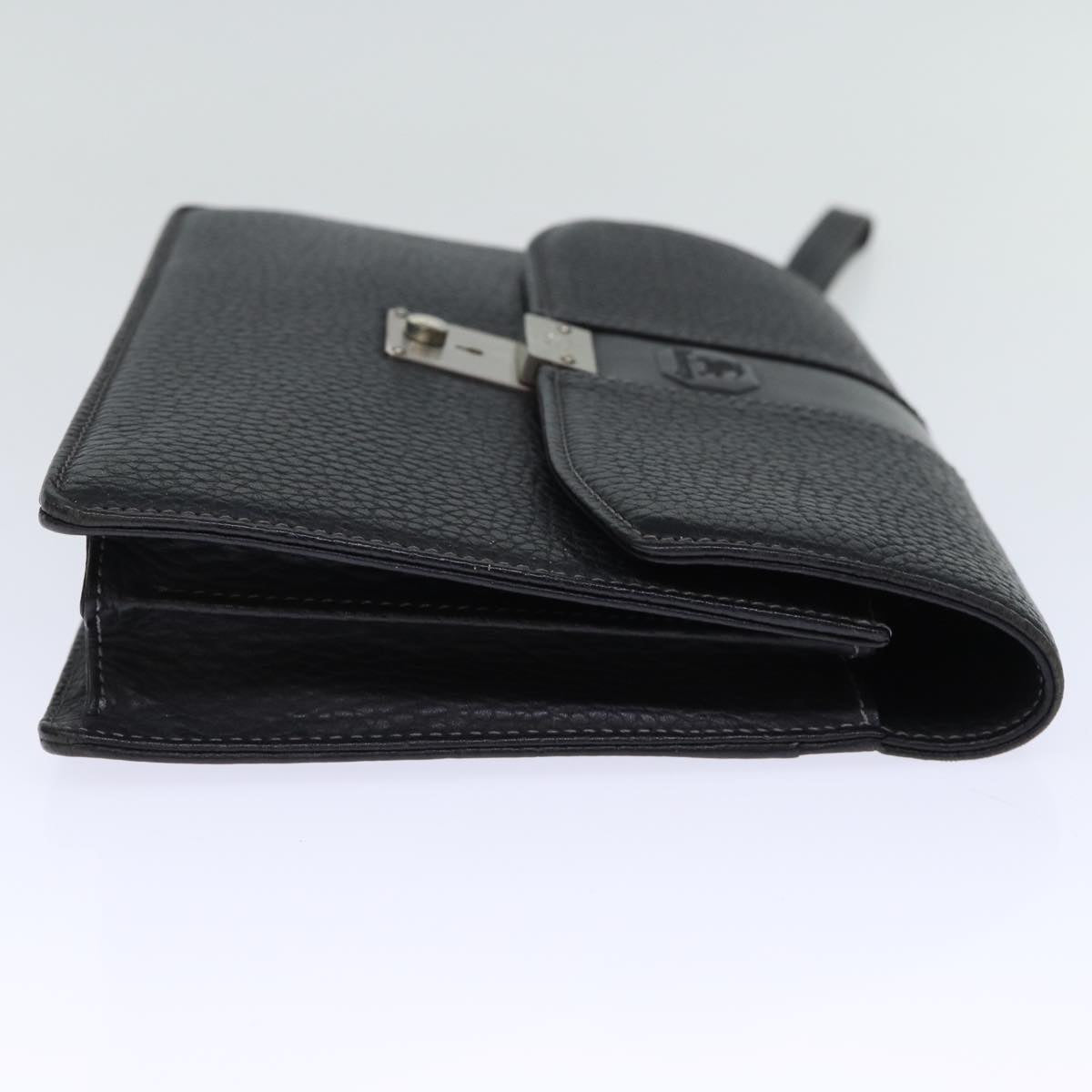 Burberry BURBERRYSs Auth Leather Black Clutch Bag Style 3