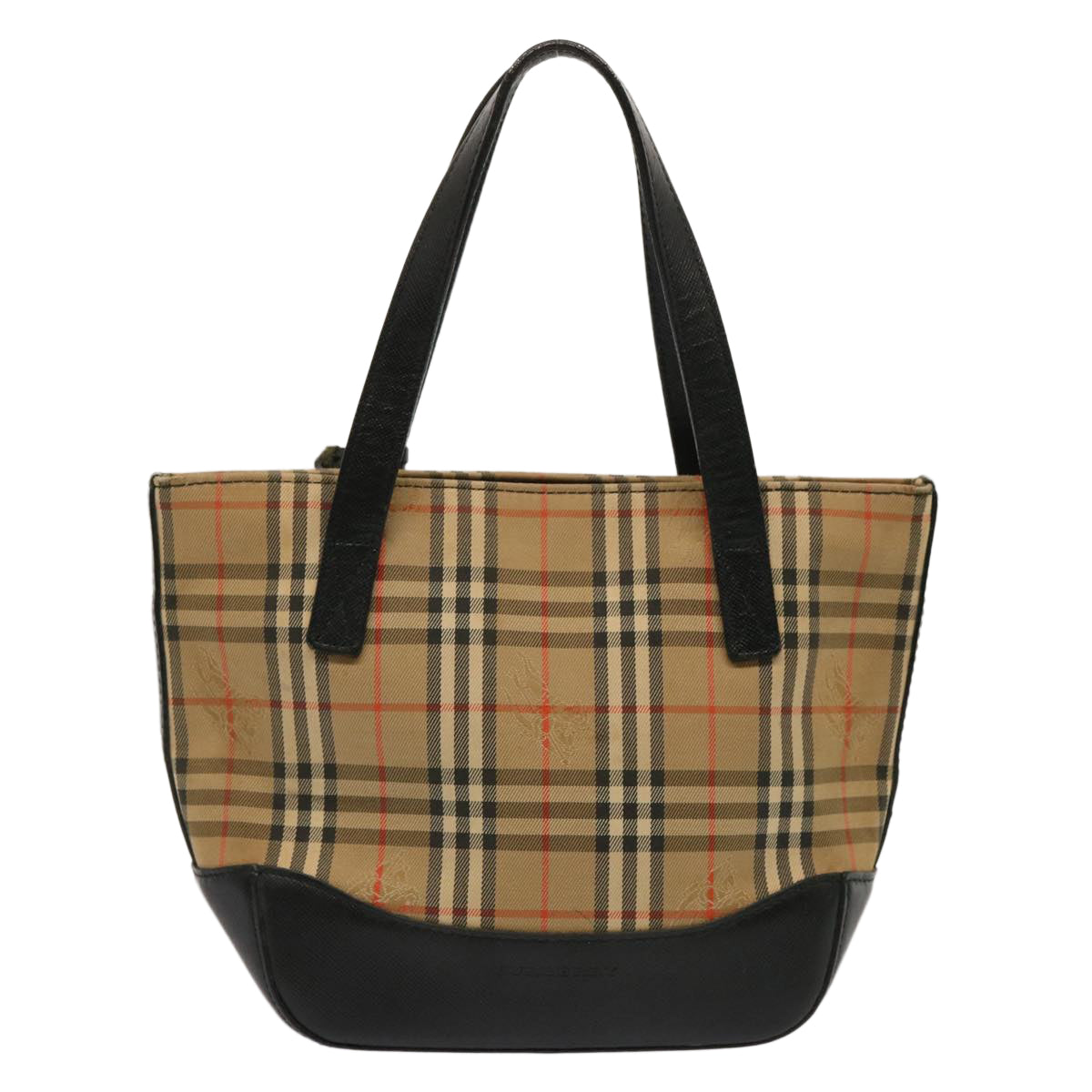 Burberry Nova Auth Leather Beige Handbag