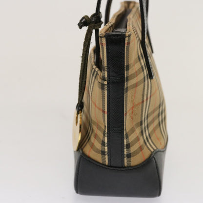 Burberry Nova Auth Leather Beige Handbag