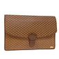 Luxury CELINE Macadam Canvas Clutch Bag Brown 14112