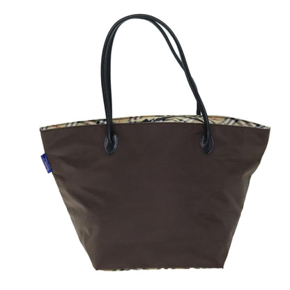 Burberry BURBERRYSs Label Nylon Brown Tote Bag