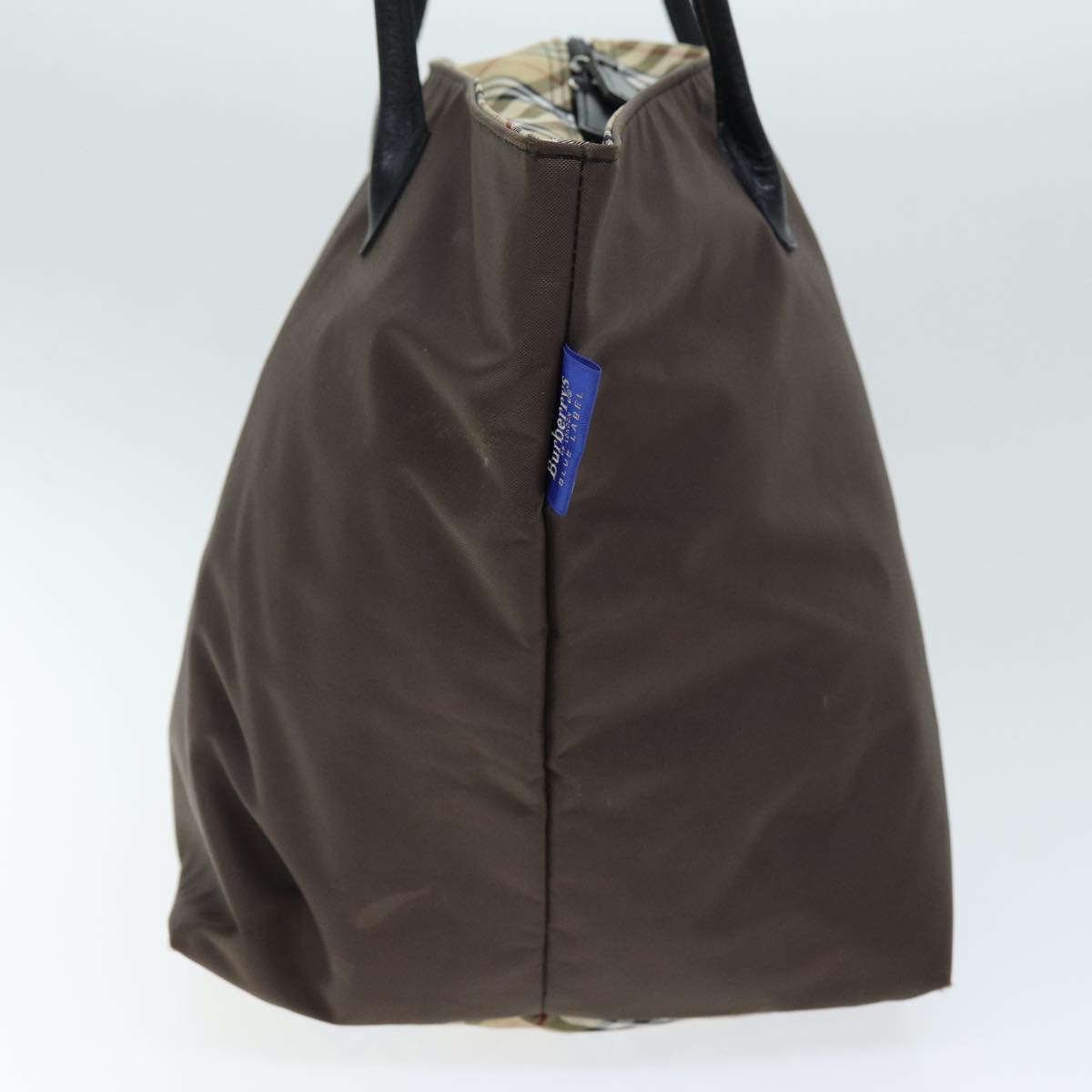 Burberry BURBERRYSs Label Nylon Brown Tote Bag
