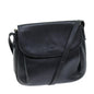 Luxury BurberrySs Shoulder Bag Leather Black Auth bs14276